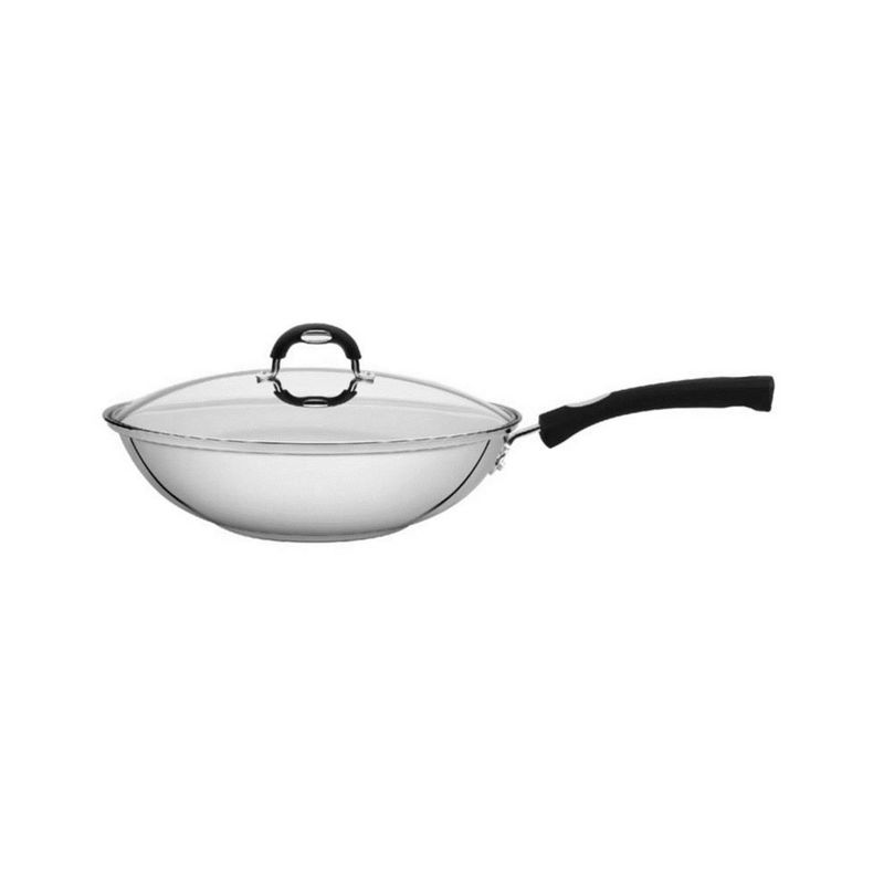TRAMONTINA - Sartén TRAMONTINA Acero Inoxidable 28cm con Tapa