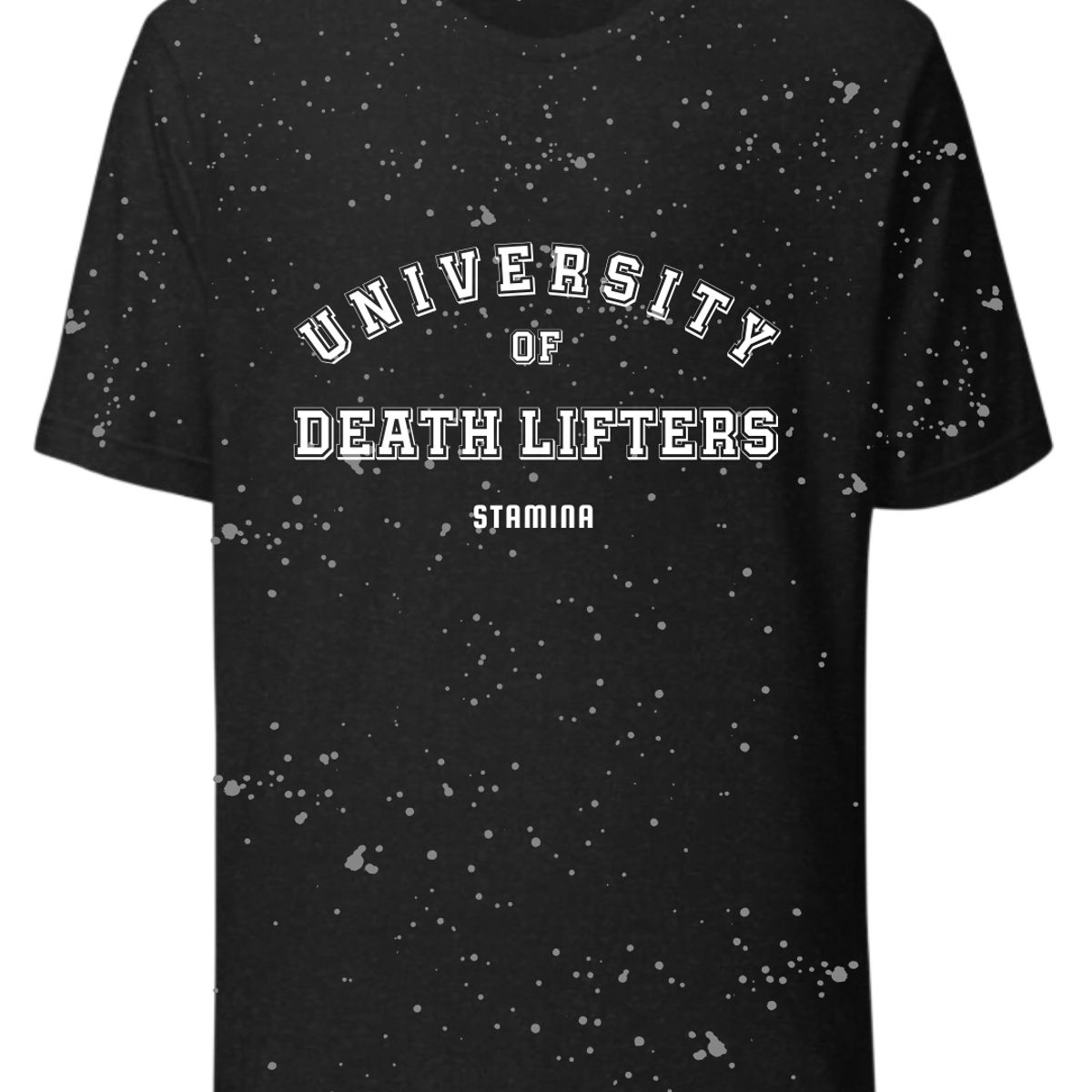 GENERICO - POLO OVERSIZE ACID WASH UNIVERSITY - POLO PARA EL GYM MUJER