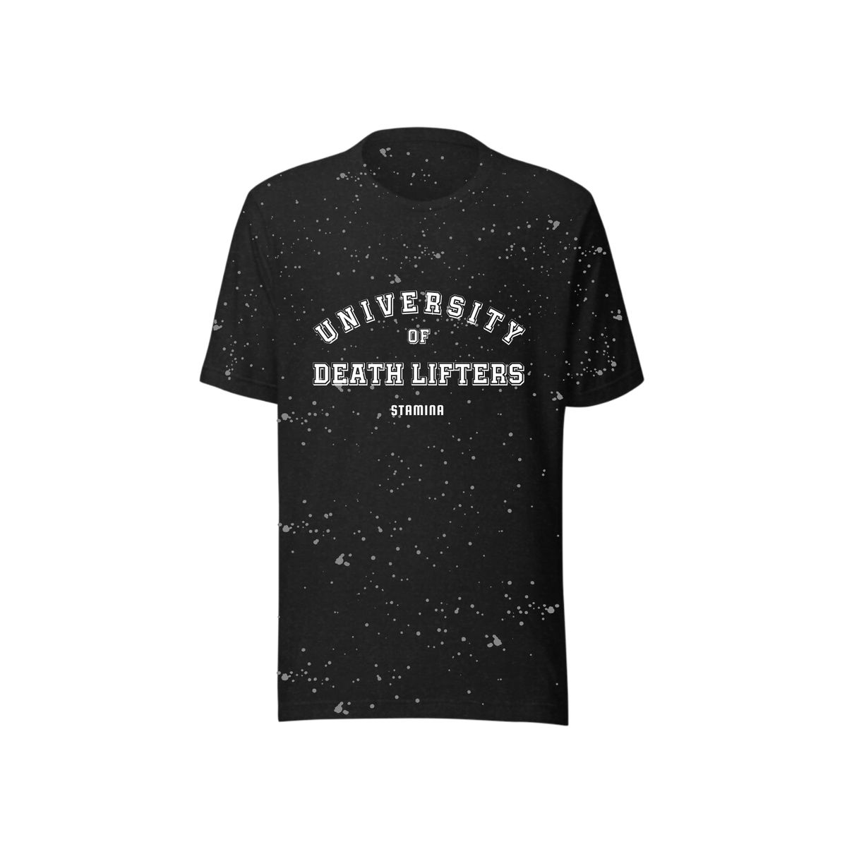 GENERICO - POLO OVERSIZE ACID WASH UNIVERSITY - POLO PARA EL GYM MUJER