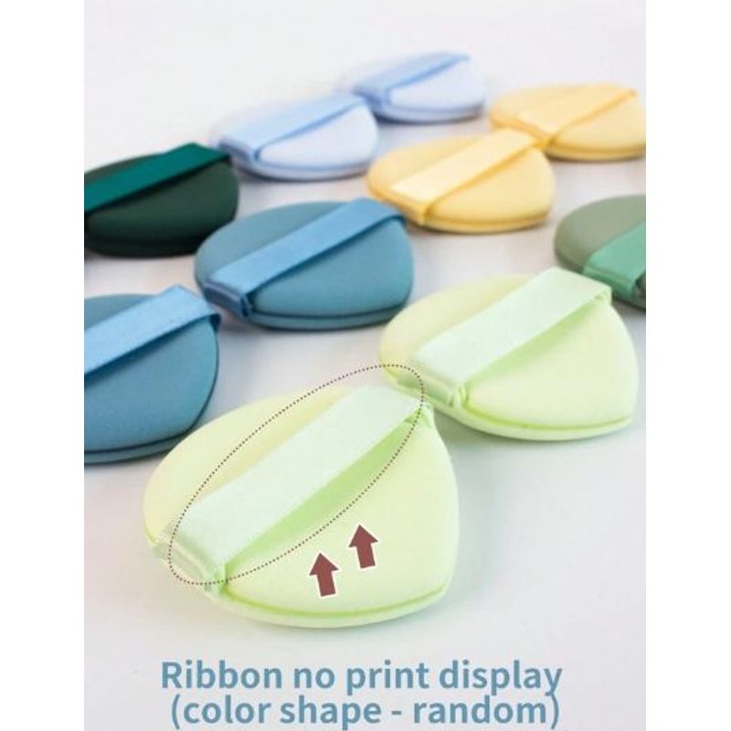 GENERICO - ESPONJA TRIANGULAR DE MAQUILLAJE DE COLOR 4 PIEZAS