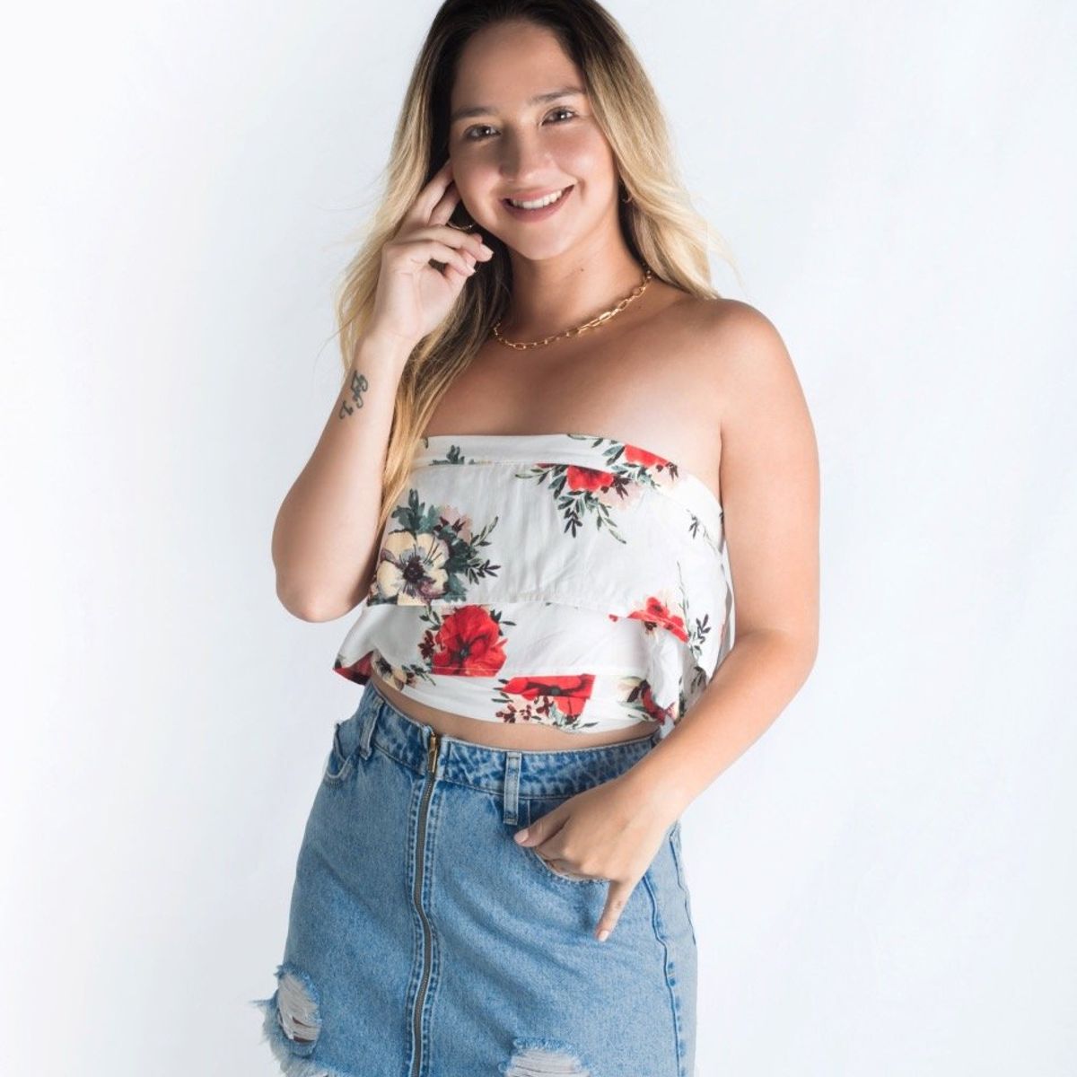 AMA OUTFITTERS - TOP STRAPLESS AURORA