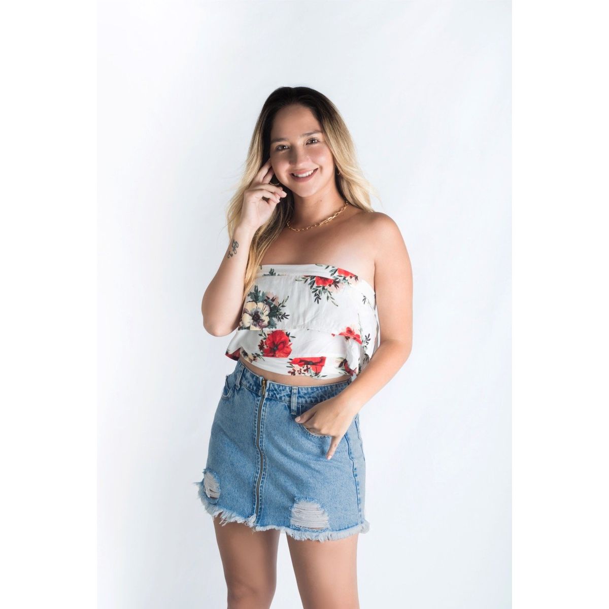 AMA OUTFITTERS - TOP STRAPLESS AURORA