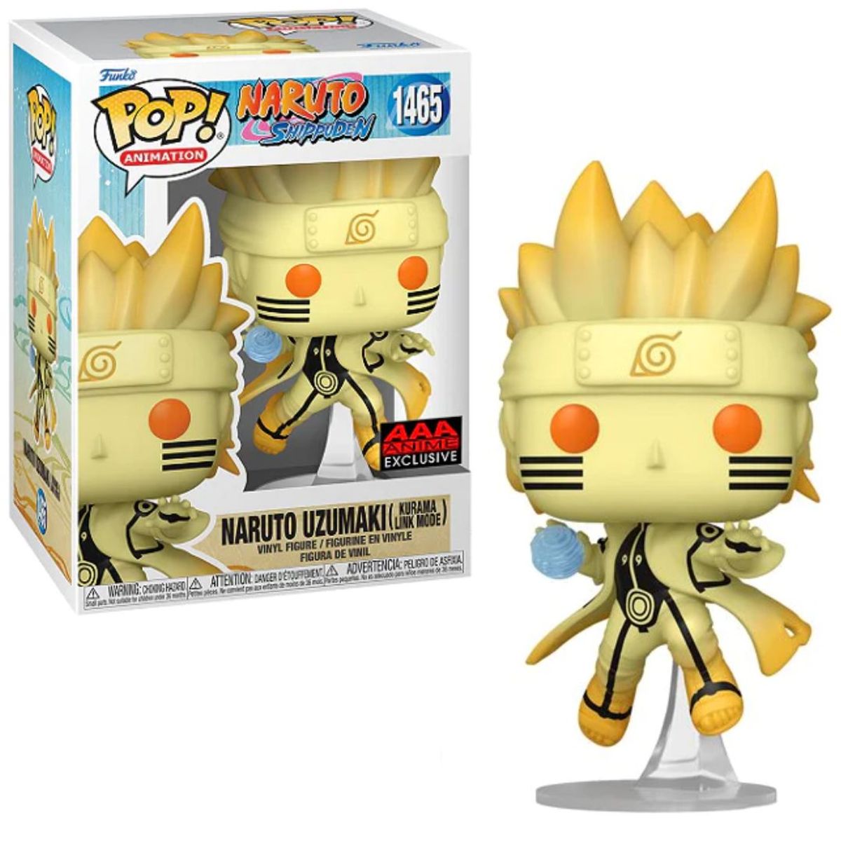 FUNKO - Funko Pop Naruto - Naruto Uzumaki Kurama Link Mode 1465