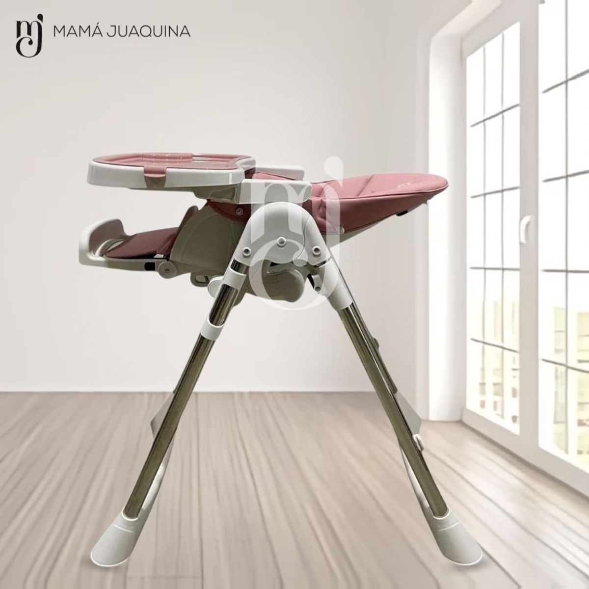 BABY - Silla de Comer Graduable Bambino «SILVESTRE» Pink