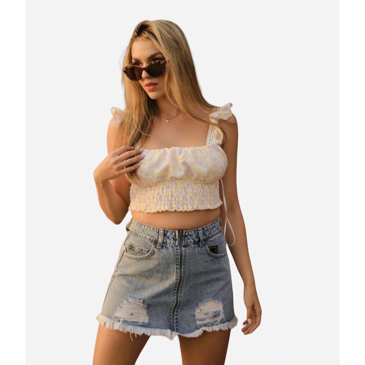 AMA OUTFITTERS - TOP DE TIRAS LUANA MARGARITA