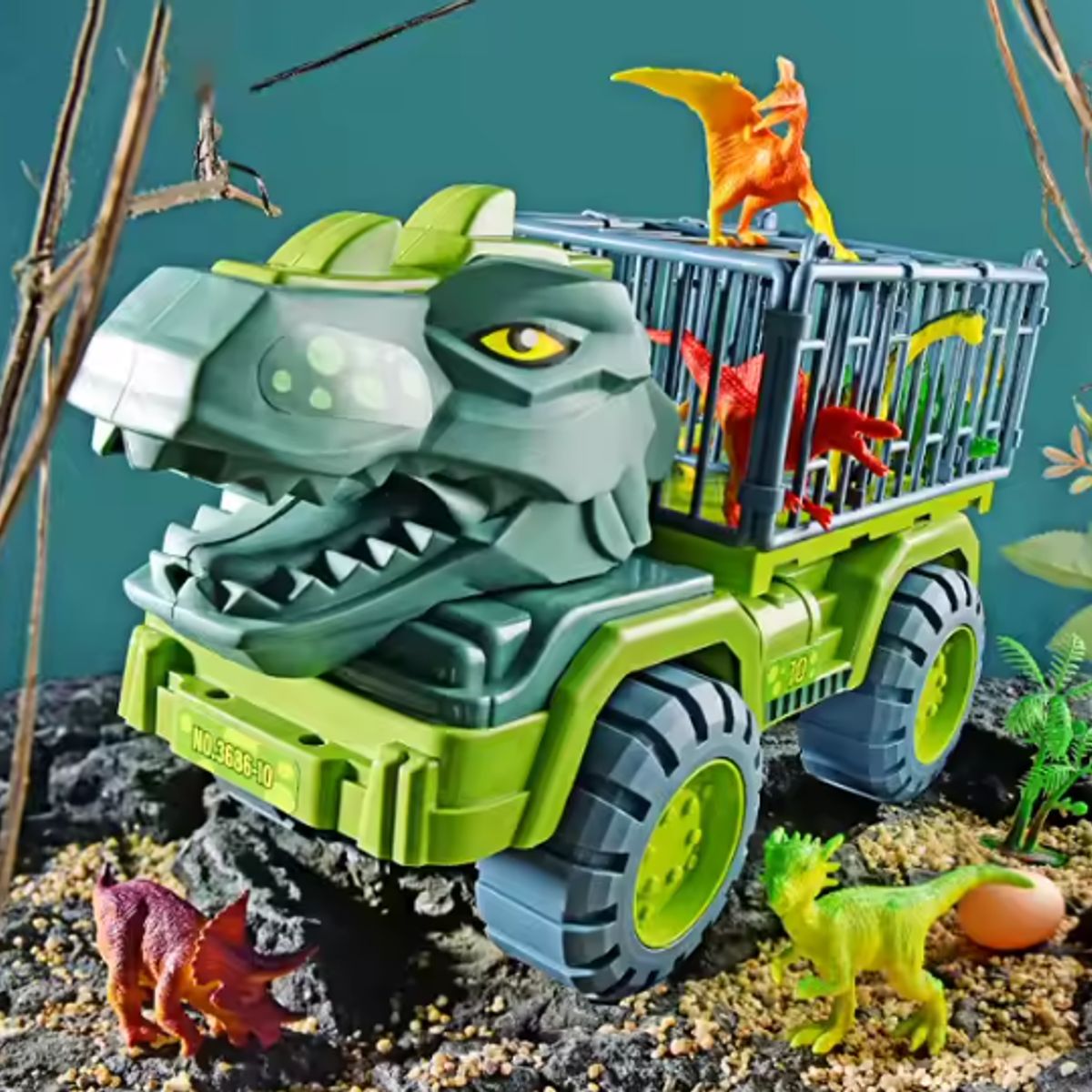 GENERICO - CAMIÓN DINOSURIOS TIRANOSAURIOS REX