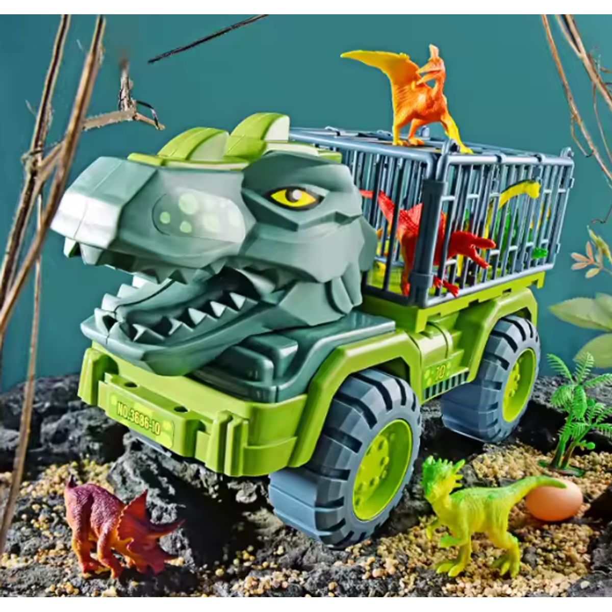 GENERICO - CAMIÓN DINOSURIOS TIRANOSAURIOS REX