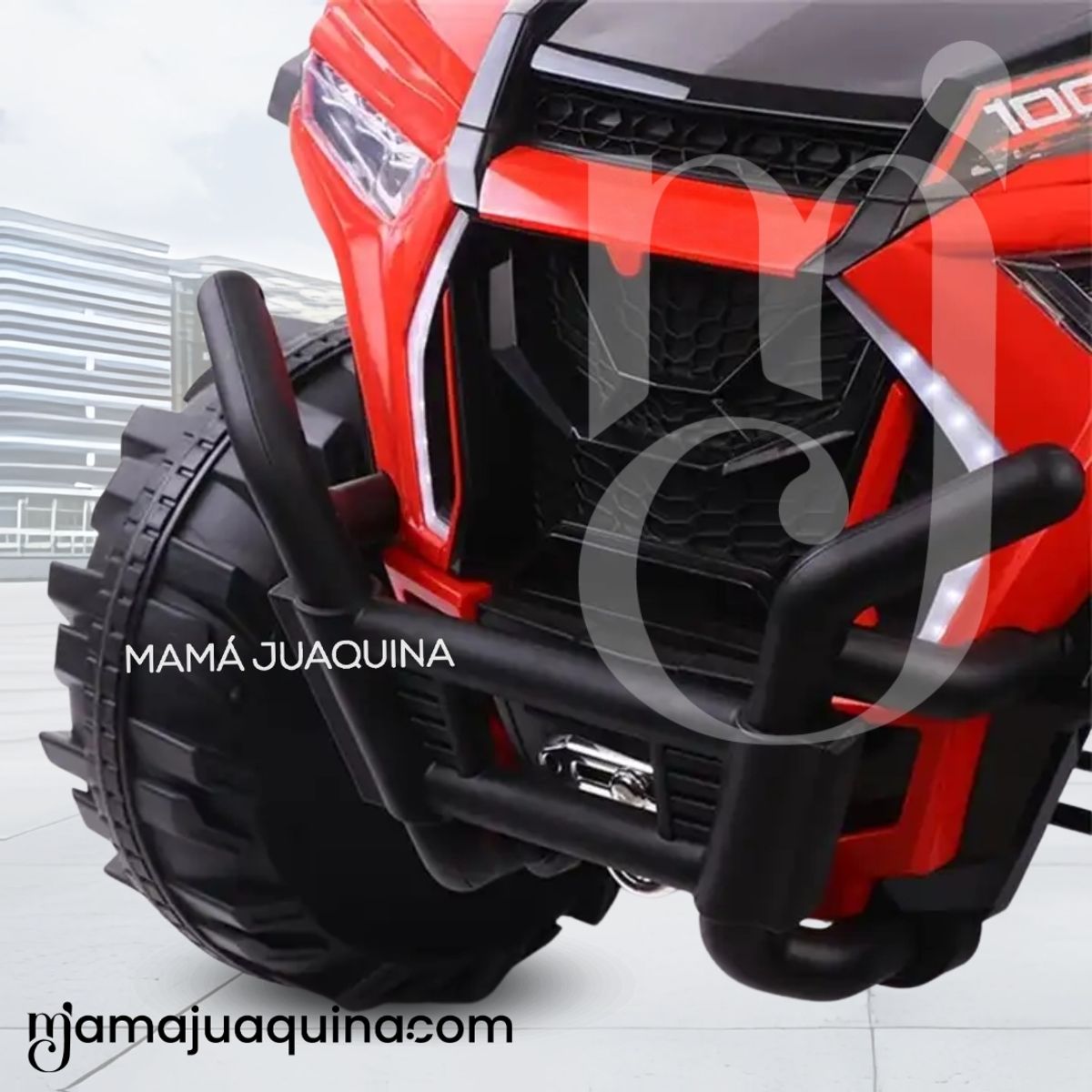 KING - Carro a Batería 4x4 King «VOLTRON» Todo Terreno Red