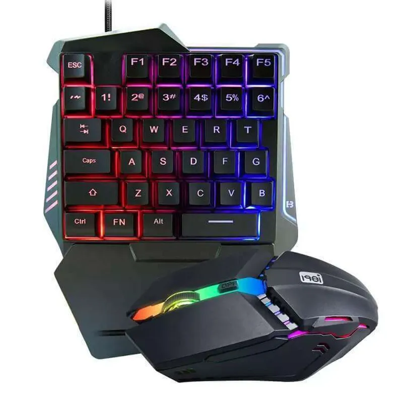 GENERICO - KIT GAMER TECLADO MAS MOUSE ONE-HAND G506
