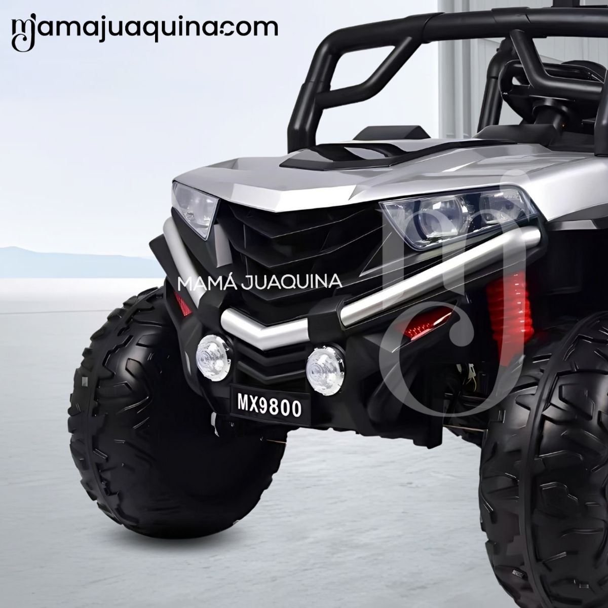 KING - Carro a Batería 4 x 4 King «UTV VOLTAGE» Todo Terreno Gray