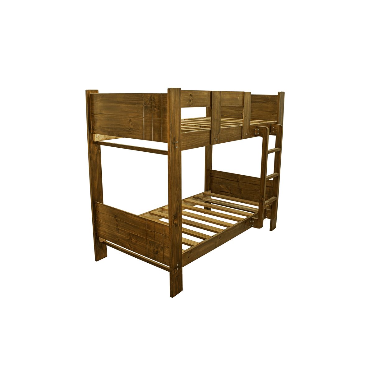 MUEBLES MACRUMO - Camarote 1.5 Plz  Pino de 1.5 x 6 Apanelado+ Acabado Envejecido