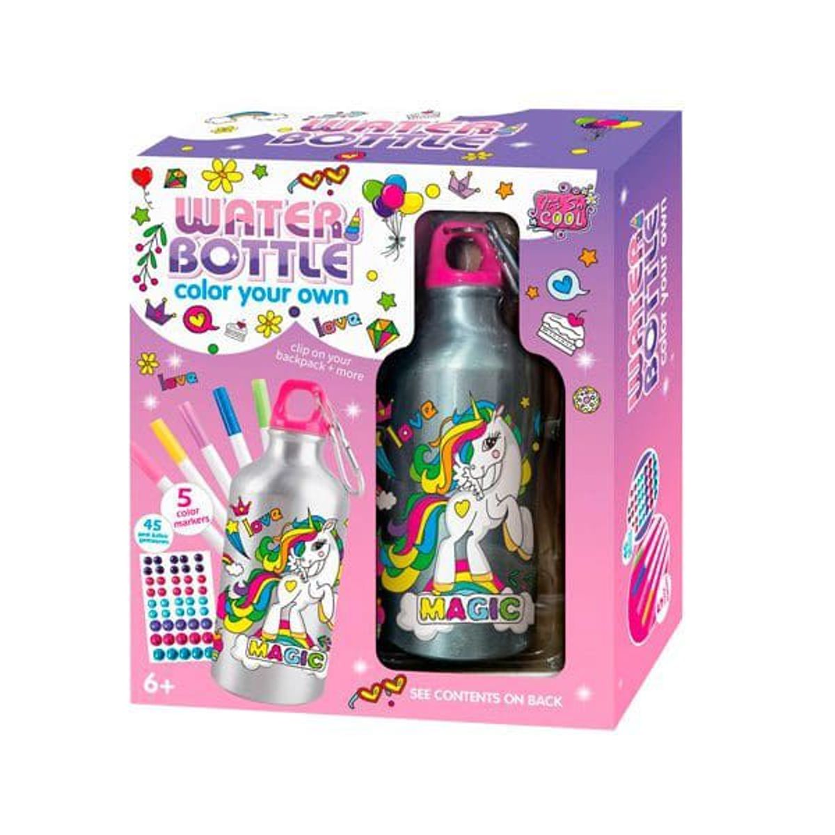 GENERICO - BOTELLA TERMO DE UNICORNIO PARA PERSONALIZAR