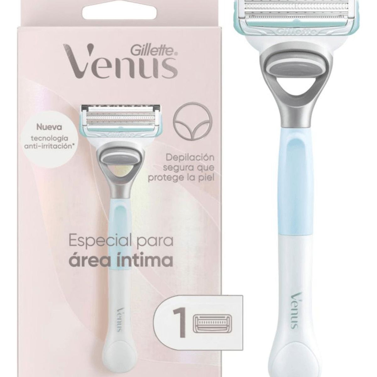 GILLETTE - Maquina Para Afeitar Gillette Venus Para Área Íntima 1 un