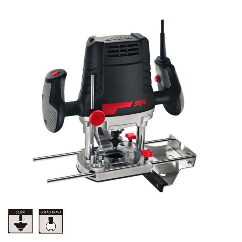 SKIL - Fresadora Ruteadora Eléctrica 1100W  Maletín Skil