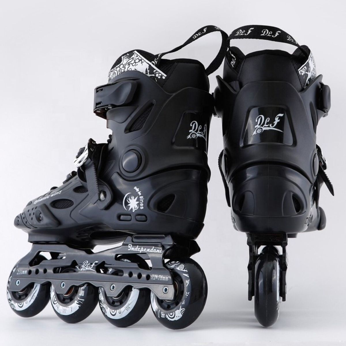DLF - Patines Freestyle Rockered Profesionales FX8 Talla 34