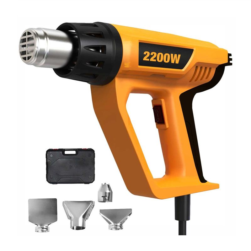 GENERICO - PISTOLA DE CALOR INDUSTRIAL AIRE CALIENTE 2200W CALENTADOR