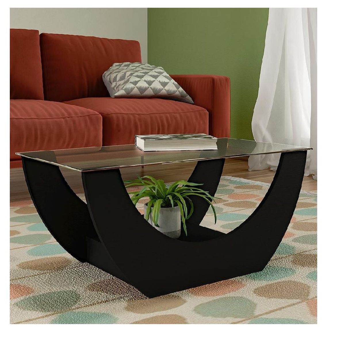 GENERICO - MESA DE CENTRO FYNN - LA CASA DEL MUEBLERO - NEGRO