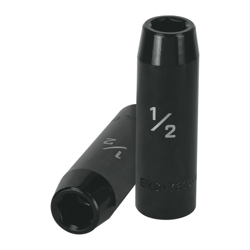 TRUPER - Dado de impacto  tubulares de 6 puntas de 1/2" encastre de 1/2" Pza.