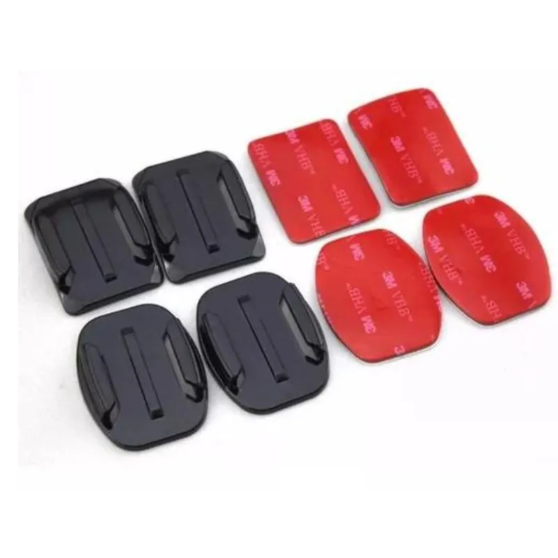 GENERICO - Kit Base Monturas  Adhesivo 3m Para Gopro Xiaomi Sj Cam