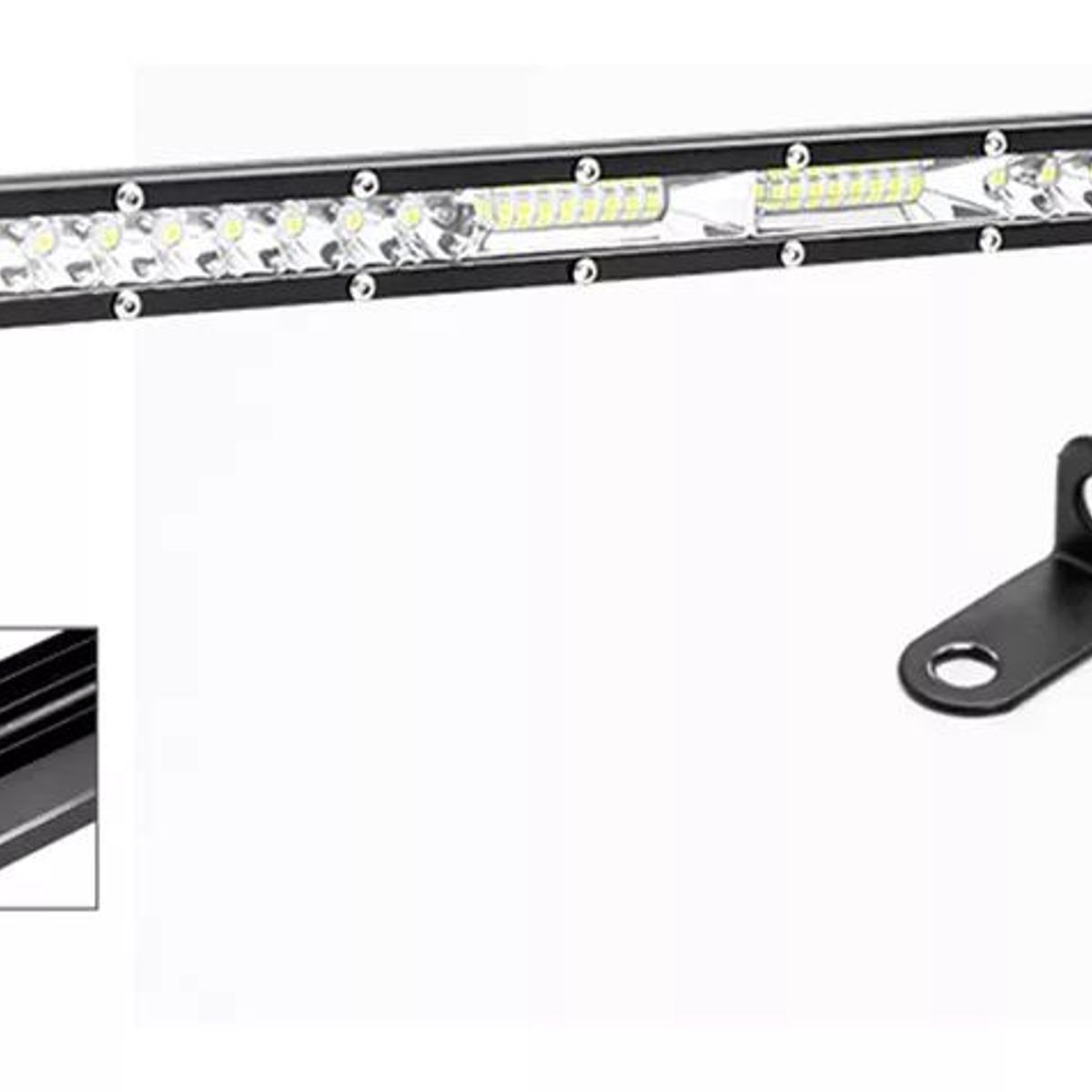 KOBO - Barra De Luz Led 50cm 68 Led Dual 204w Jeep 4x4 Universal