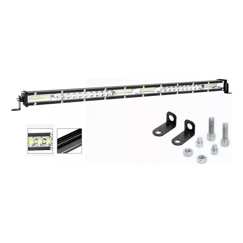 KOBO - Barra De Luz Led 50cm 68 Led Dual 204w Jeep 4x4 Universal