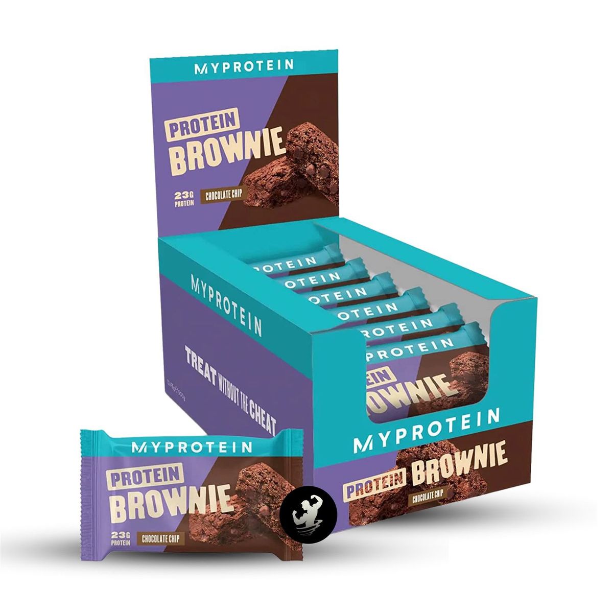 MYPROTEIN - BARRAS DE PROTEÍNA MYPROTEIN PROTEIN BROWNIE CAJA 12 UNIDADES