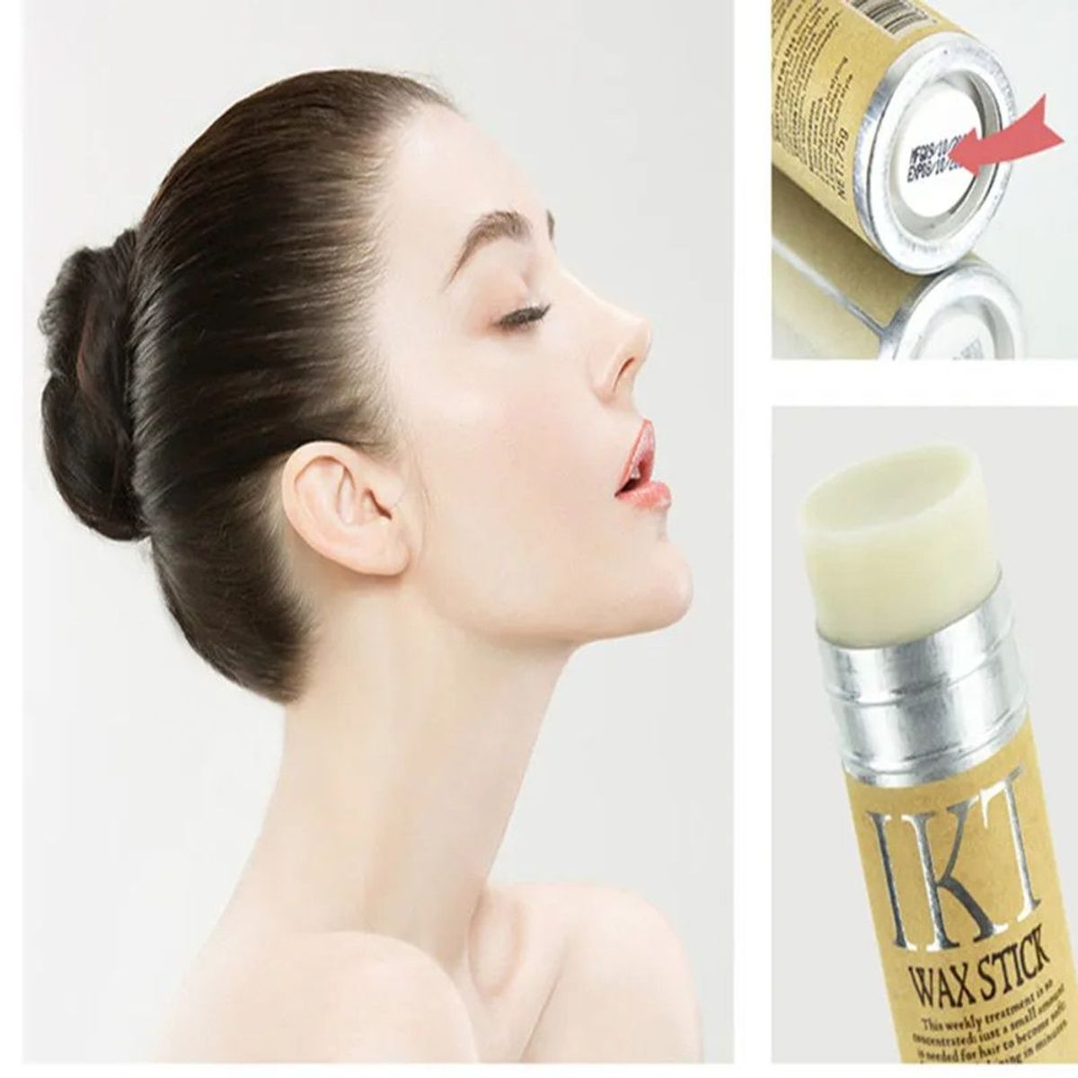 GENERICO - Barra de Cera Peinado IKT ORIGINAL Mujer Hombre Sin Frizz Genieka