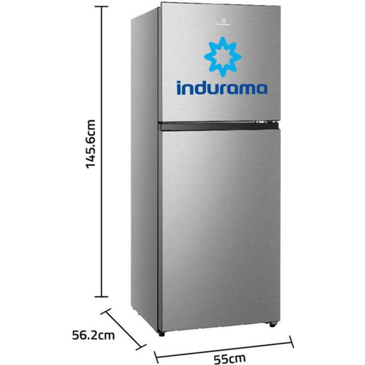 INDURAMA - Refrigeradora Indurama RI-359 Top Freezer 203L Gris