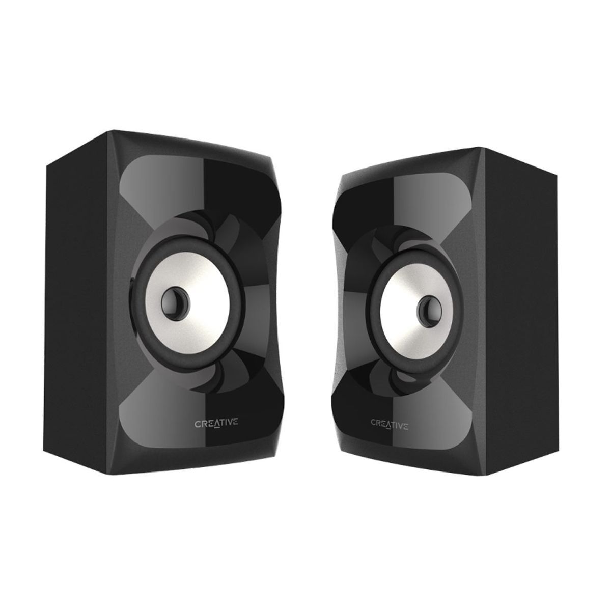 CREATIVE - Parlante Creative E2900 2.1 60w/120w Bt/ Fm/ Usb  220v Luz Led Negro