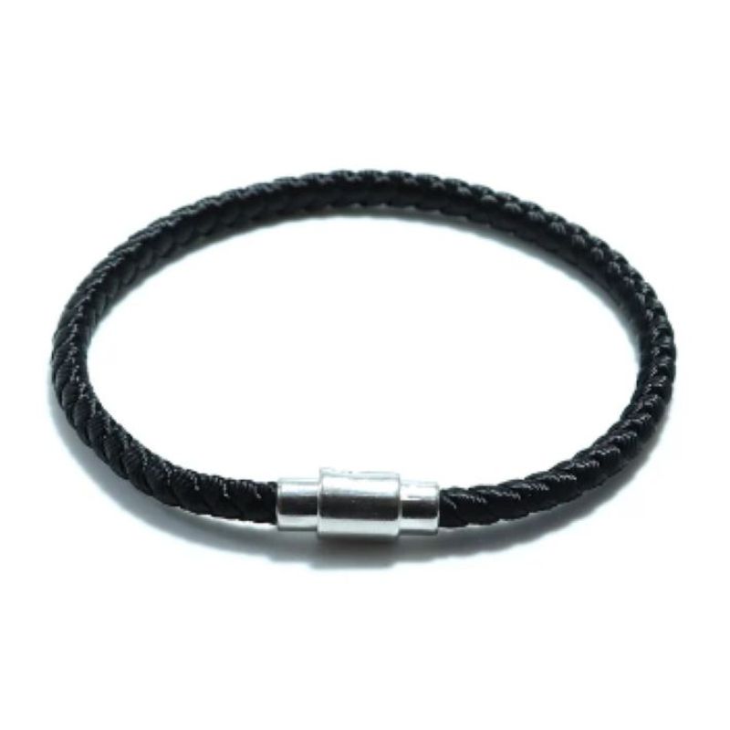 KAST PE - Pulsera minimalista para hombre con imán 23cm - Negro