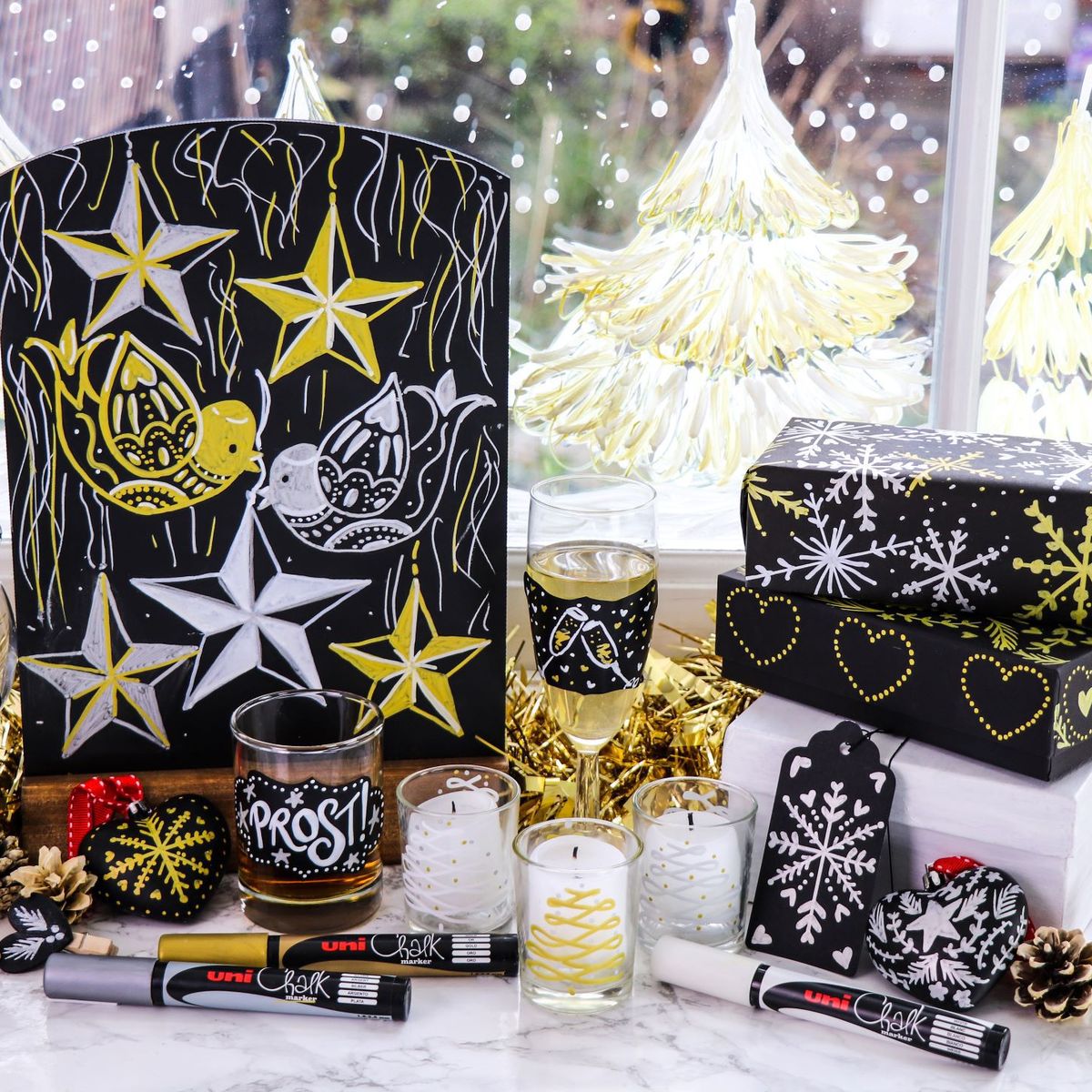 UNI BALL - UNI PWE-5M Chalk Plateado