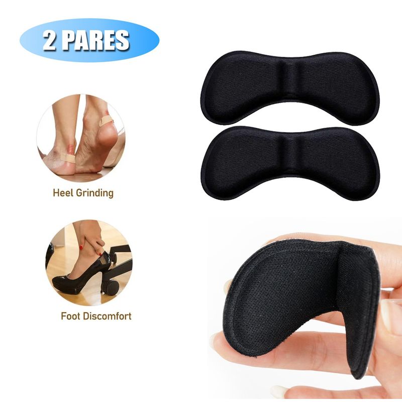 GENERICO - Almohadilla Protector De Talón Antiampolla para Zapatos, 2 PARES
