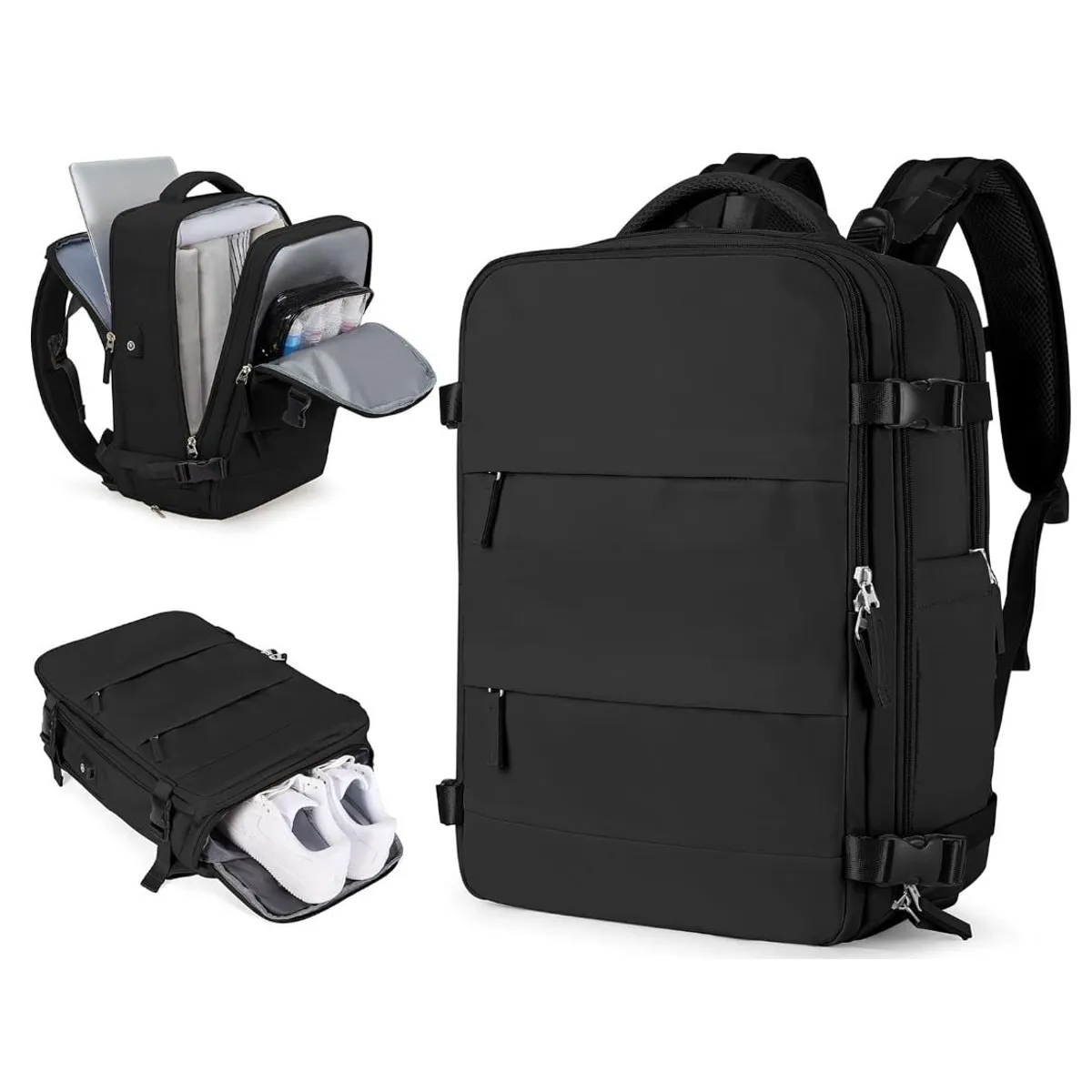 GENERICO - Mochila Viajera para Cabina Premium Negro