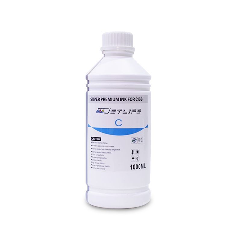 JETLIFE - Tinta Para Impresora JetLife Super Premiun Ink For Ciss 1Lt Azul