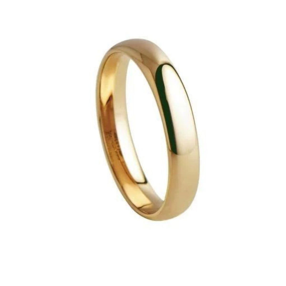 GENERICO - Anillo Compromiso Peace Oro Amarillo Bañado Oro18K Aniversario Genieka