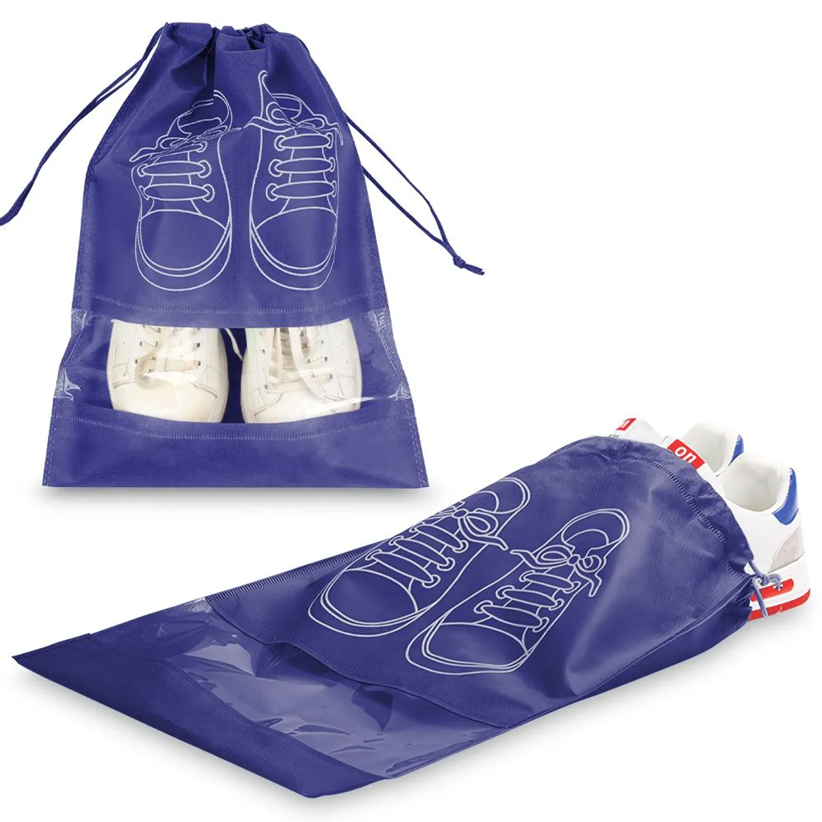 KELLER - Bolsa Organizador Protector de Zapatos para Viaje Azul BZ3