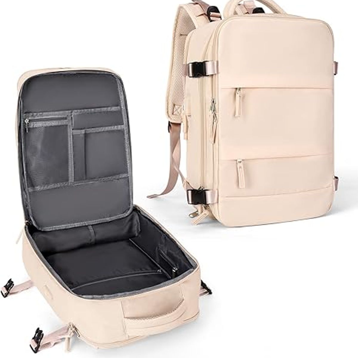 GENERICO - Mochila Viajera de Cabina Premium Beige
