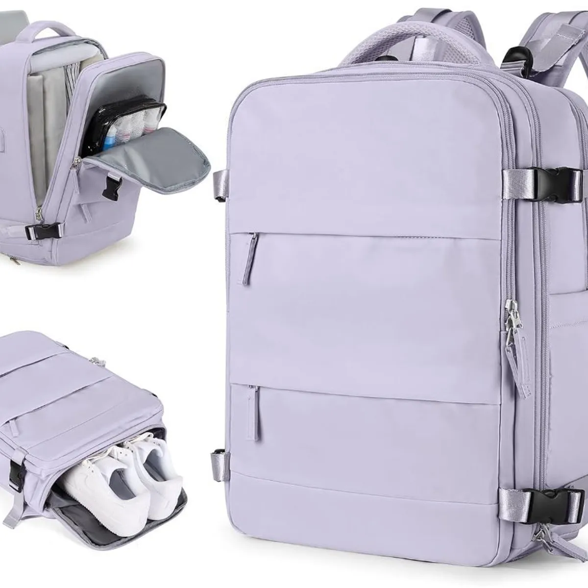 GENERICO - Mochila Viajera de Cabina Premium Morado