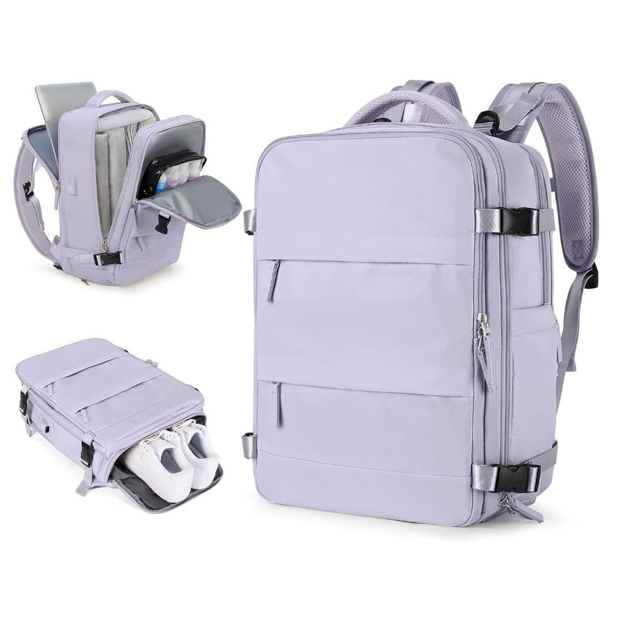 GENERICO - Mochila Viajera de Cabina Premium Morado