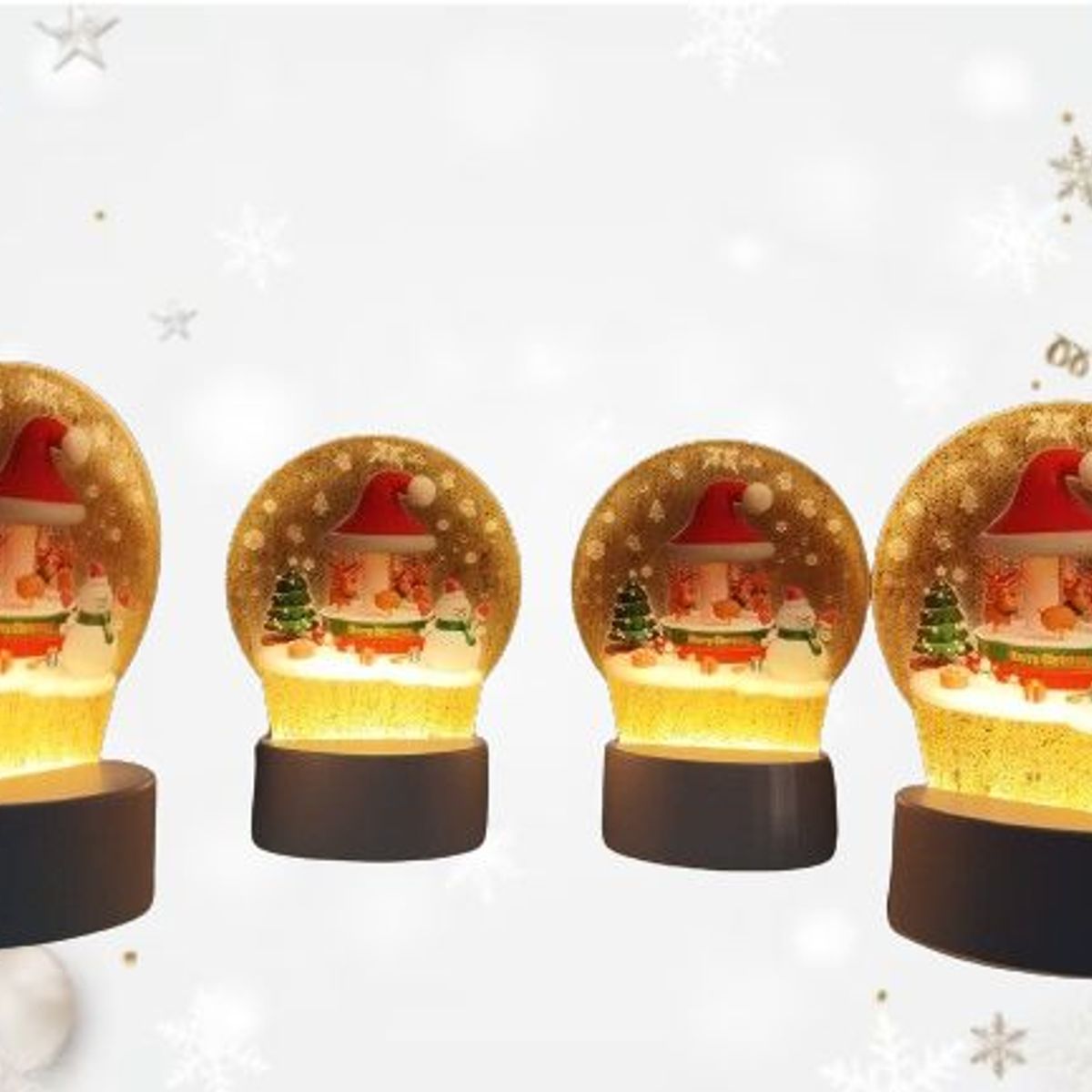 GENERICO - Lamparas Navideñas Decorativas con Luz Led