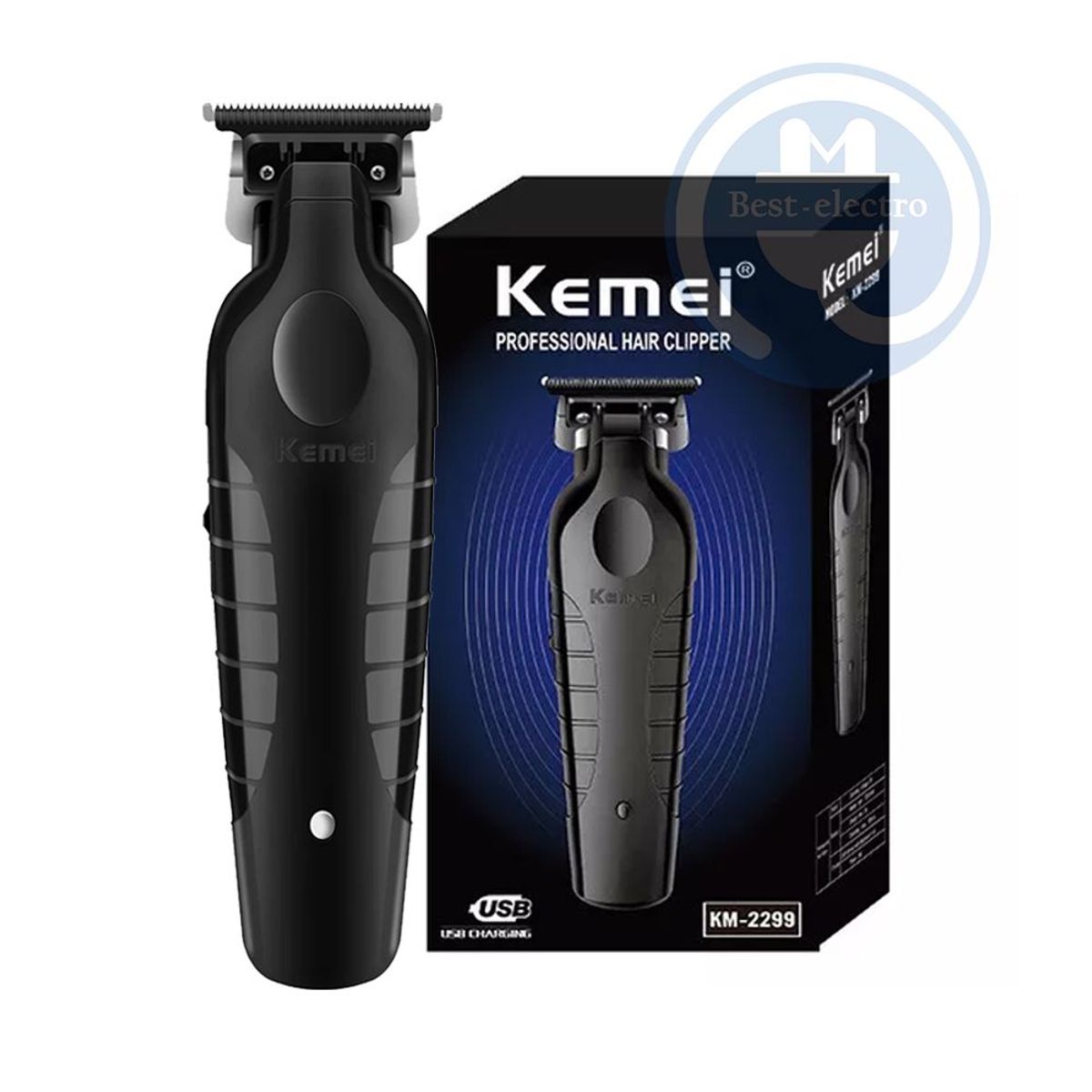 KEMEI - Trimmer Kemei Profesional KM-2299 Negro