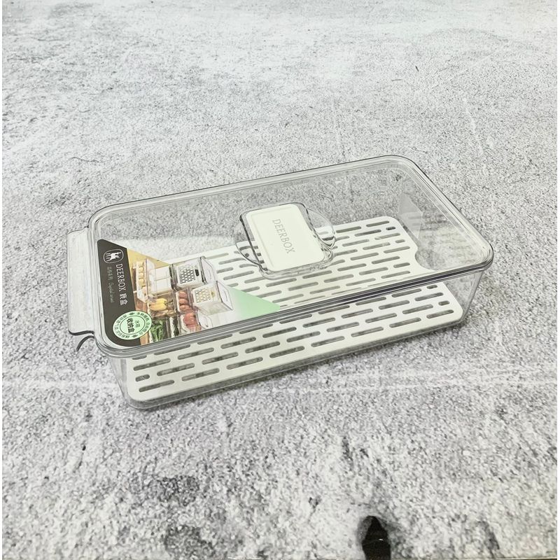GENERICO - ORGANIZADOR ACRILICO CON TAPA Y BANDEJA ESCURRIDORA - 3