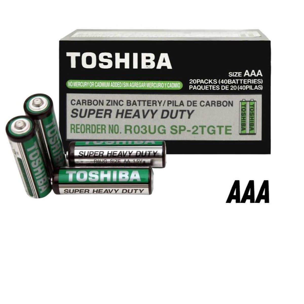 TOSHIBA - PILA TOSHIBA AAA SUPER HEAVY DUTY CARBON 4 UND