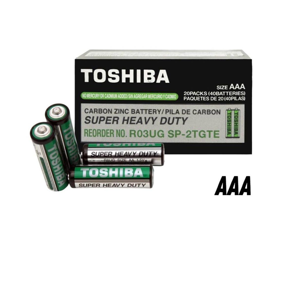 TOSHIBA - PILA TOSHIBA AAA SUPER HEAVY DUTY CARBON 4 UND