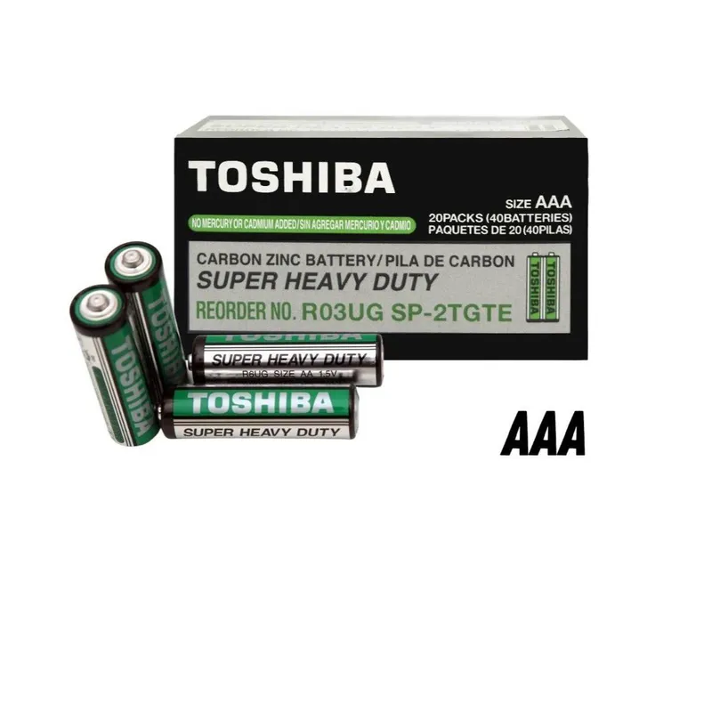 TOSHIBA - PILA TOSHIBA AAA SUPER HEAVY DUTY CARBON 4 UND