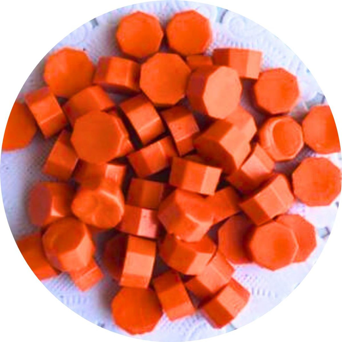 GENERICO - LACRE PARA SELLAR CERA PARA SELLOS  COLOR ANARANJADO