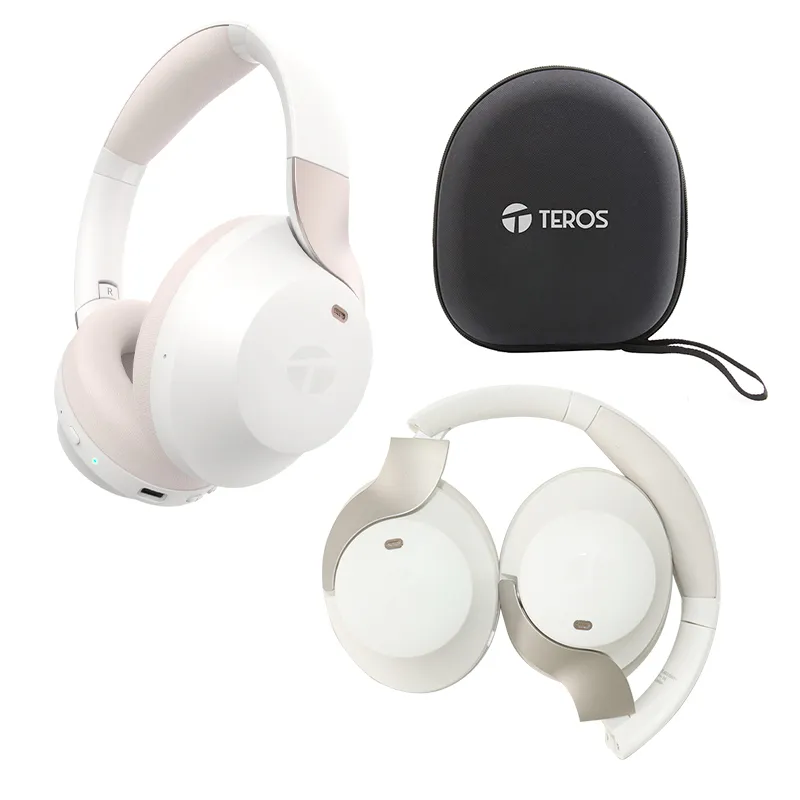 TEROS - Audifonos Anc Inalambricos Cancelacion Ruido Activado Blanco