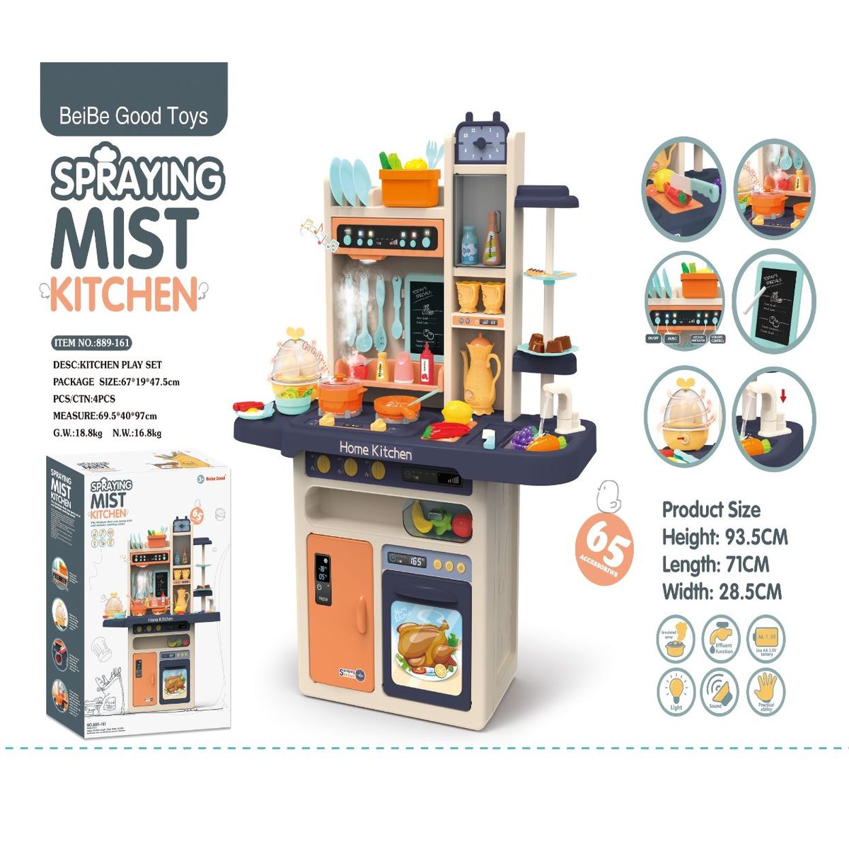 GENERICO - Cocina Moderna con Luces y Música