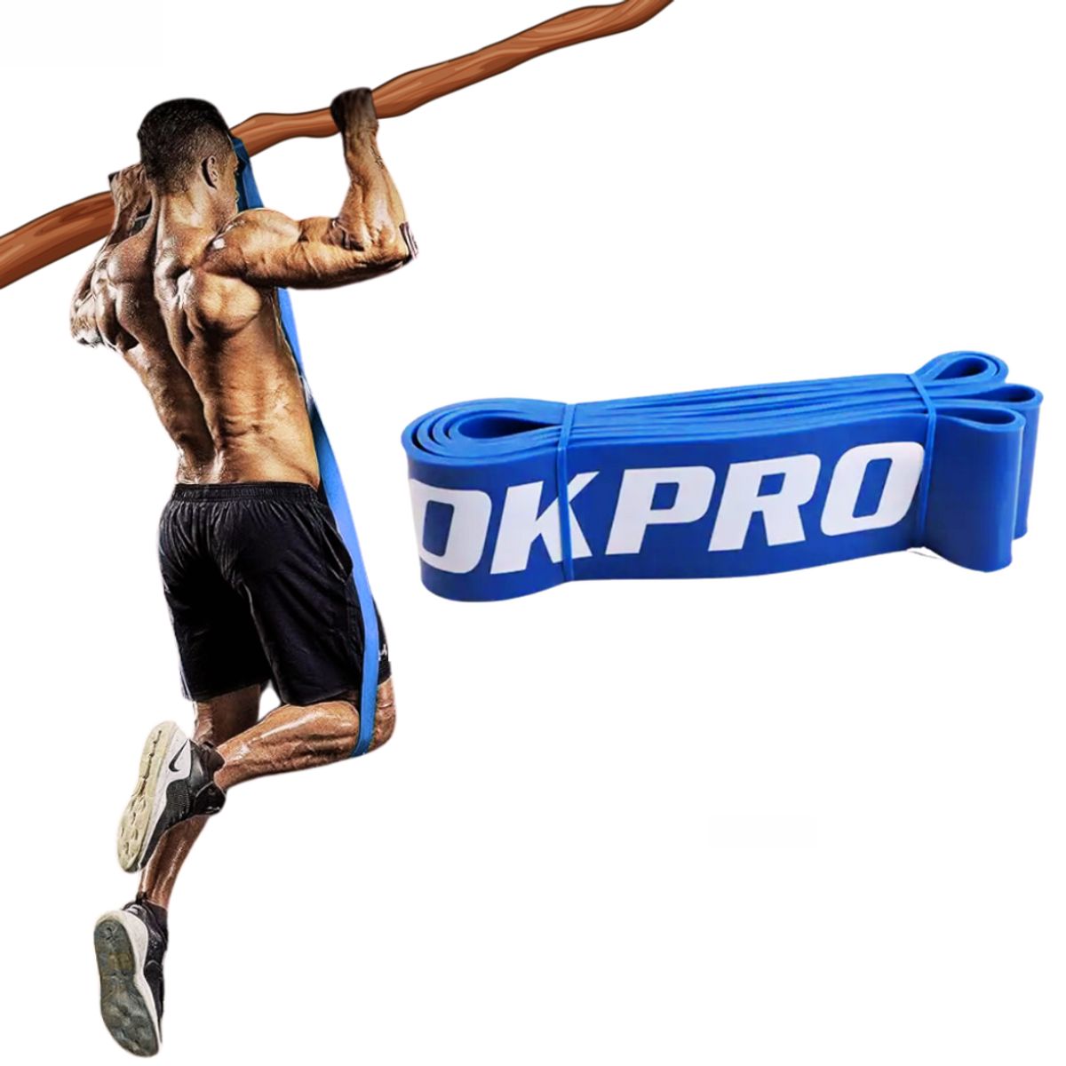 MARCA - Banda Crossfit Resistencia Azul Okpro®