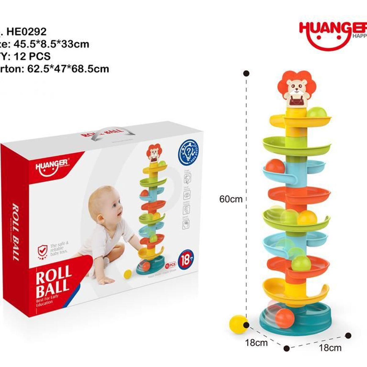 GENERICO - Juego Gira La Pelota Huanger